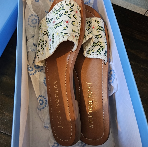 New In The Box Jack Rogers Sophia Slides - Picture 8 of 8